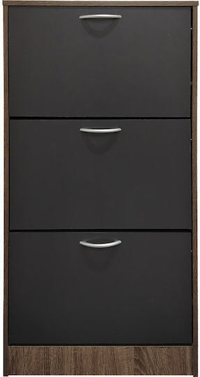 Metall Schuhschrank 60x24x114cm