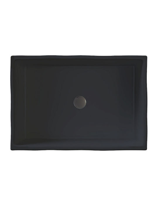 Sanitec Castello Deasupra Blatului Chiuvetă din Material Sintetic 52x39x13cm Cement
