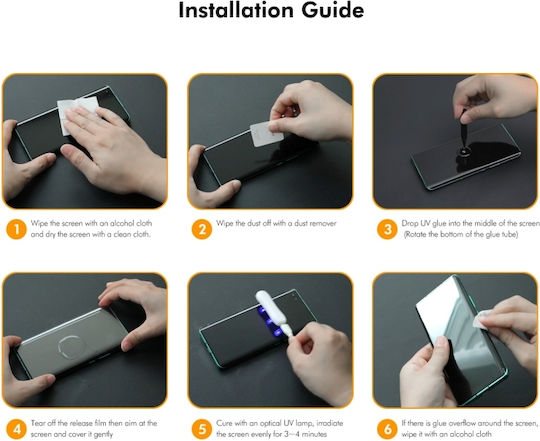 Xiaomi 14 Pro 14 Ultra Enkay Hat-prince UV Пълно Лепило Закалено Стъкло Филм