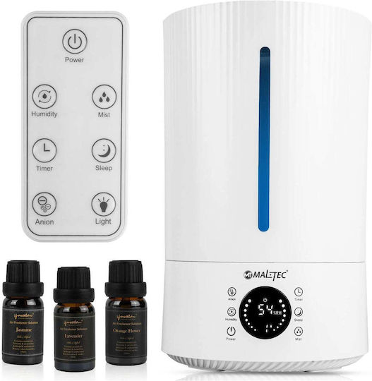 Καθαριστής Αέρα / Υγραντήρας Υπερήχων 25W για Χώρους 35m²