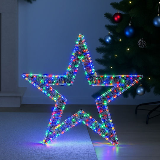Due esse Crăciunesc Decorativ Stea cu lumină LED Plastic 34x35buc 1buc