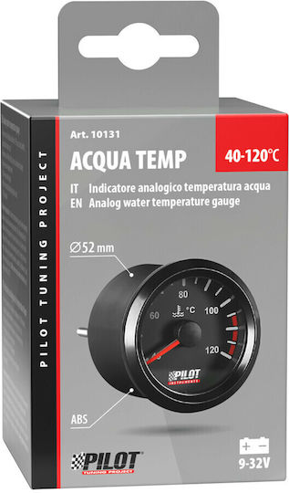 Lampa Car Water Temperature and Barometer Analog Instrument 52mm