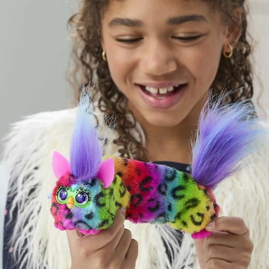 Hasbro Jucărie De Plus Furby DJ Furblets Cu Sunet Rain-Bow-Kat Pentru 6+ Ani