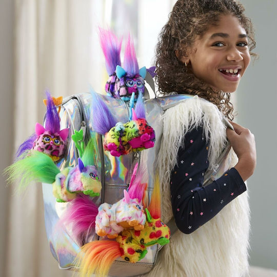 Hasbro Jucărie De Plus Furby DJ Furblets Cu Sunet Rain-Bow-Kat Pentru 6+ Ani