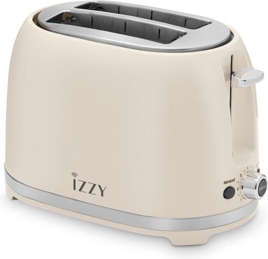 Izzy IZ-9103 Тостер Двуместна 850W Бежов