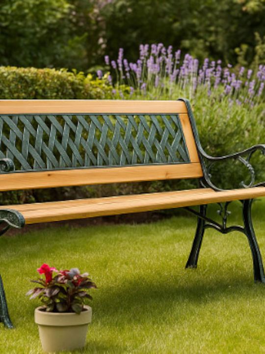 Bank Außenbereich Holz 125x53x73cm