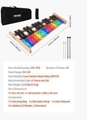 Vevor Wooden Xylophone