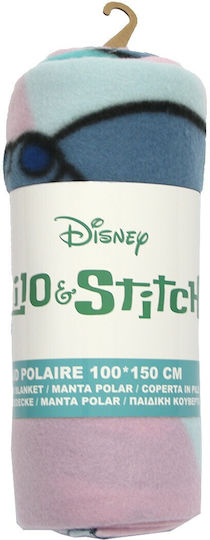 Disney Blanket Fleece Lilo & Stitch Blue 150x100cm