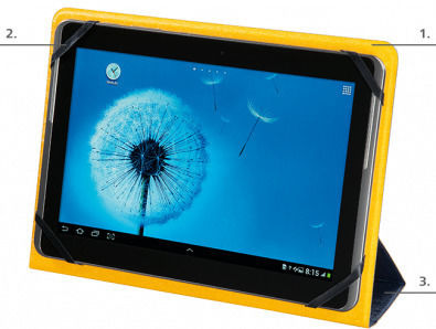 HAMA Portfolio Flip Cover Μπλε (Compatible with tablets up to 7 inches)