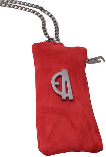 Elena Athanasiou Chain Phone Wallet Red