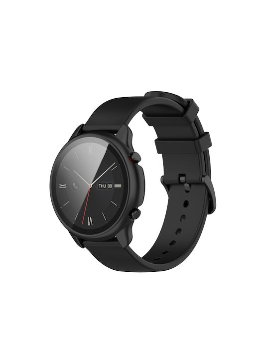 Amazfit GTR 2 eSIM Закалено Стъкло + Вградeн Защитен Калъф Компютър Черен