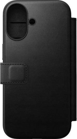 Nomad Book Δερμάτινο Μαύρο (iPhone 17)