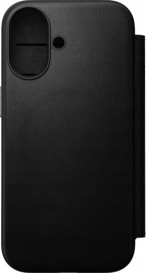 Nomad Book Δερμάτινο Μαύρο (iPhone 17)