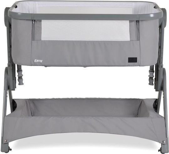 Cangaroo Wiege mit Matratze und Rädern Gray