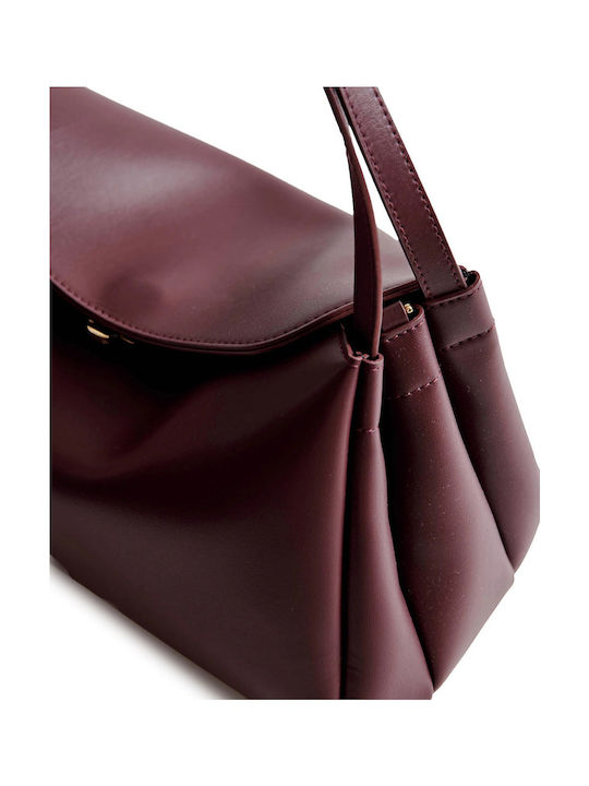 Damentasche Schultertasche Burgundisch