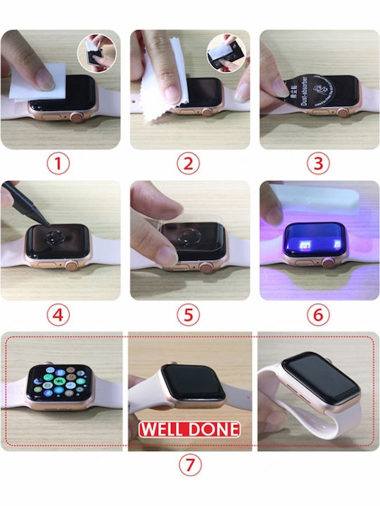 Sticlă Uv Screen Protector pentru Apple Watch 45mm 1buc EDA002257402