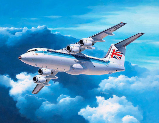Revell Bae 146-200 Rj85 Model Airplane Kit Civil 63 Pieces Fine Details