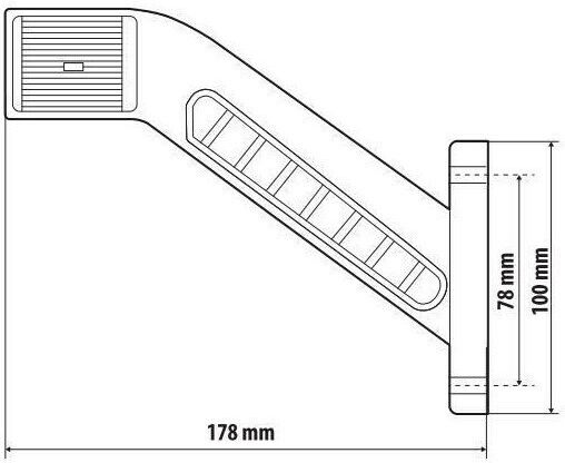 Lampa Truck Volume Lights 1pcs - L9699.6