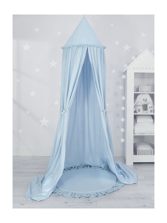 My Sweet Baby Mückennetz Kinderbett aus Tüll Blau