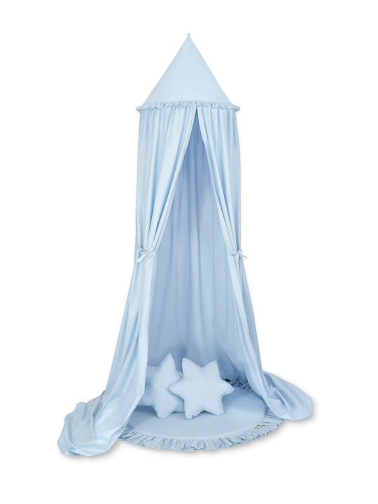 My Sweet Baby Mückennetz Kinderbett aus Tüll Blau