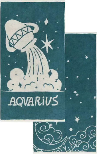 Kentia Προσώπου Zodiac 50x90εκ. 2τμχ Βάρους 500gr/m²