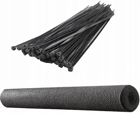 Lean Toys Мрежа за сянка Сив на Ролка 1.5x10m 140гр/кв.м