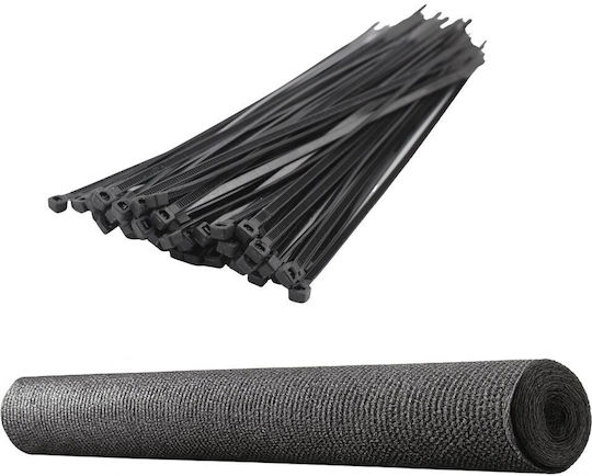 Lean Toys Мрежа за сянка Сив на Ролка 1.5x50m 140гр/кв.м