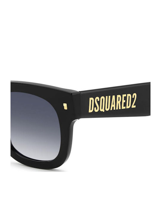 Dsquared2 Γυαλιά Ηλίου Μαύρα με Κοκκάλινο Σκελετό
