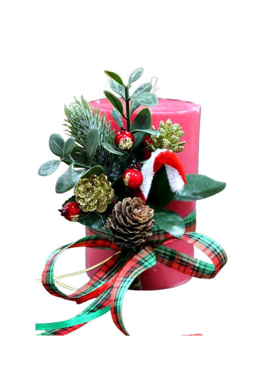 Wrapped Red Aromatic Candle 6.5*10cm 97125