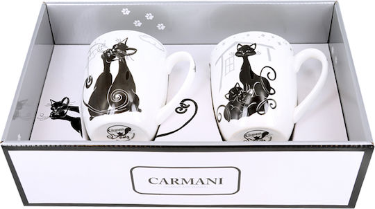 Set 2 Tassen Cat World Carmani
