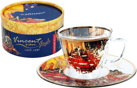 Espresso Cup V Van Gogh Café Terrace At Night Carmani