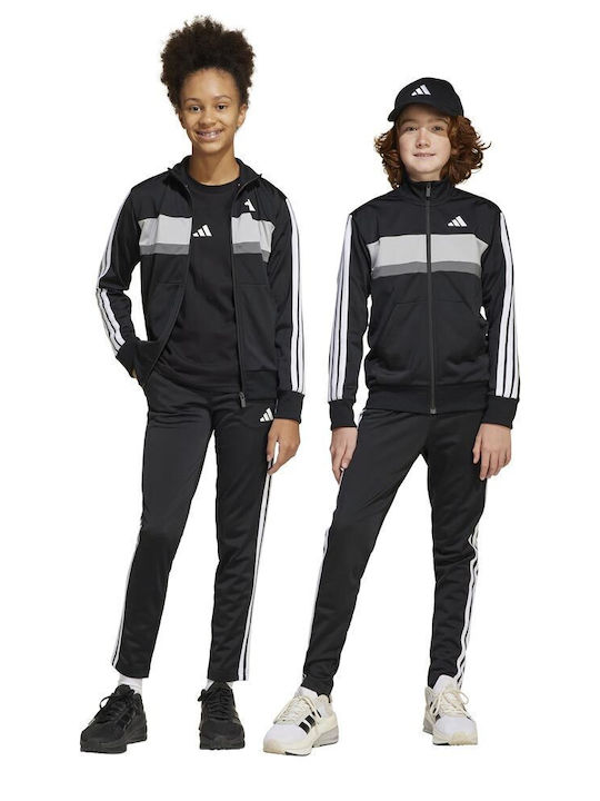 Kids Sweatpants Set With Jacket Black 3 Pieces