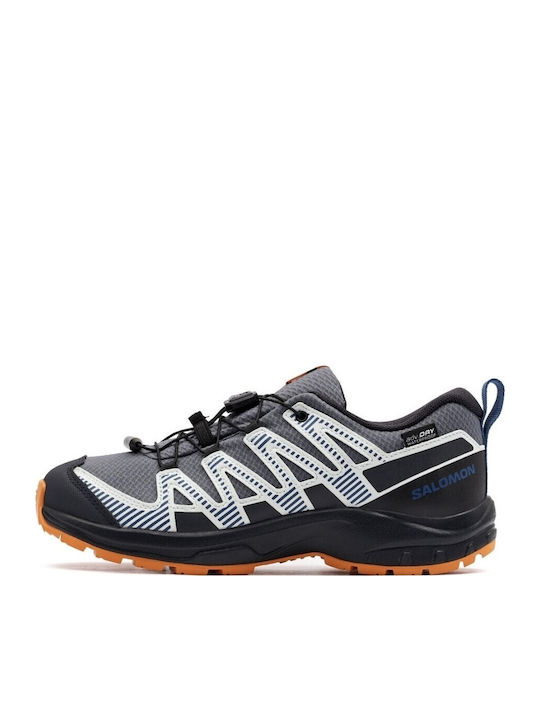 Salomon Kids Hiking Shoes Xa Pro V8 Waterproof Gray