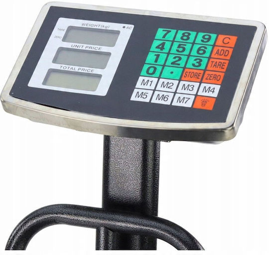Lean Toys Elektronisch Balkenwaage mit Säule mit einer Wiegekapazität von 200kg und einer Unterteilung von 20gr