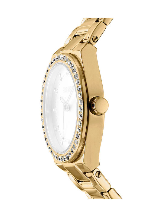 DKNY Womens Watch 30mm Battery With Gold Steel Bracelet