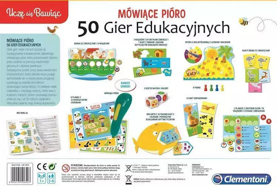 Clementoni Talking Pen 50 Educational Game Letters & Numbers for 3+ years Years Old