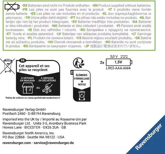 Ravensburger Joc Educațional de Cunoștințe Gravitrax