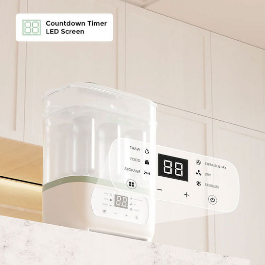 Momcozy Electric Baby Sterilizer for 3 Bottles
