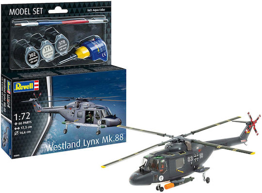Revell Westland Lynx Mk.88 Helicopter Model Set 66 Pieces Metal Unassembled