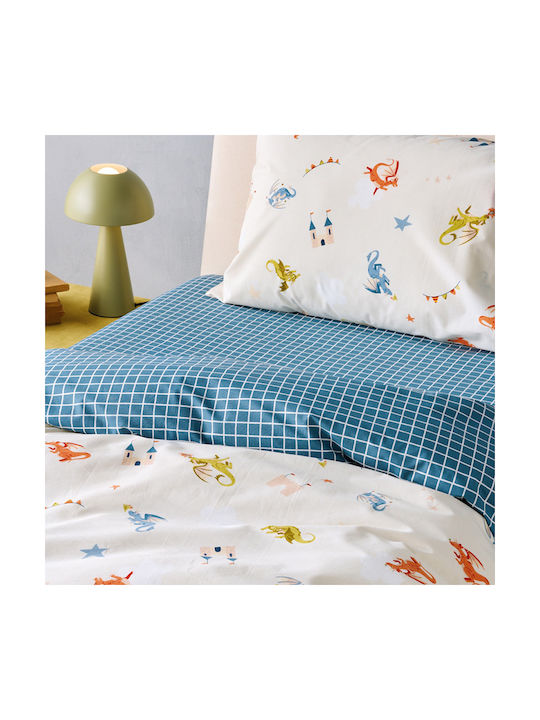 Kentia Sheet Set Single Cotton Versus Ecru 160x245cm 3pcs