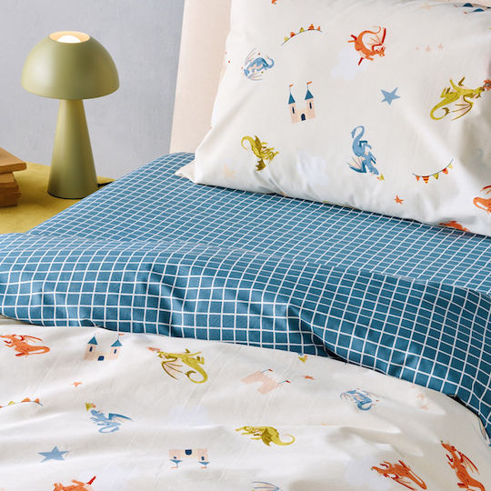 Kentia Sheet Set Single Cotton Versus Ecru 160x245cm 3pcs