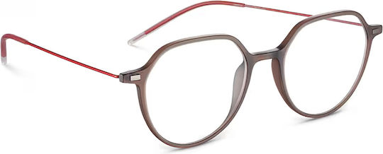 Lool Node Plastic Eyeglass Frame Brown BRRD