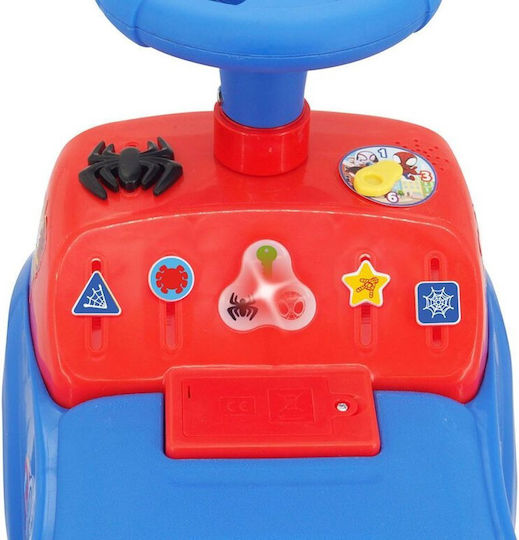 Kiddieland Spiderman Spidey Team Αυτοκινητάκι Ride On Πολύχρωμο