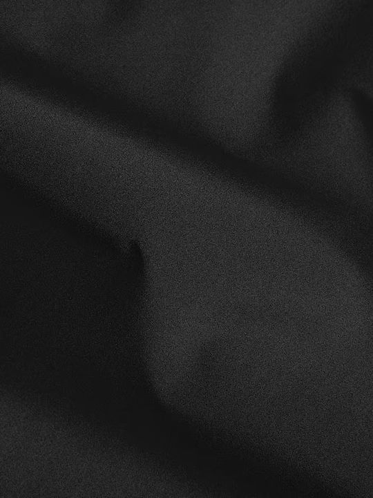Μακρυμάνικo Overshirt σε Φαρδιά Γραμμή Black