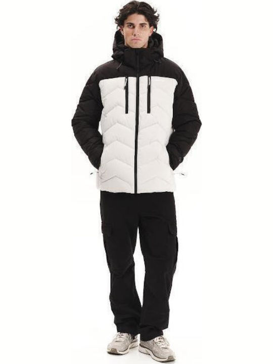 Jacke Puffer Wasserdicht Clay Grey/black