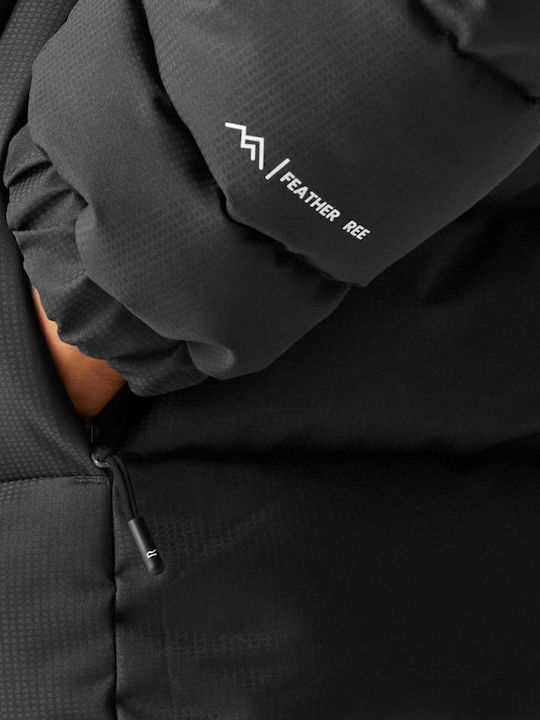 Men's Jacket Puffer Waterproof Black