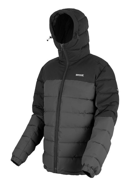 Men's Jacket Puffer Waterproof Black