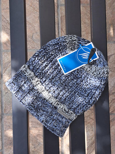 Beanie Männer Beanie Gestrickt in Blau Farbe