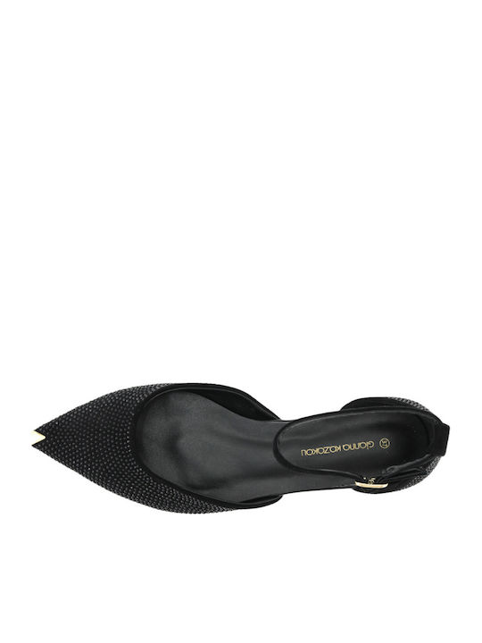 Rudzie Suede Women's Ballerina Shoes Black