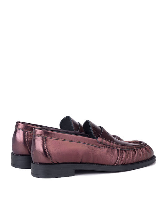 Damen Mokassins in Rot Farbe